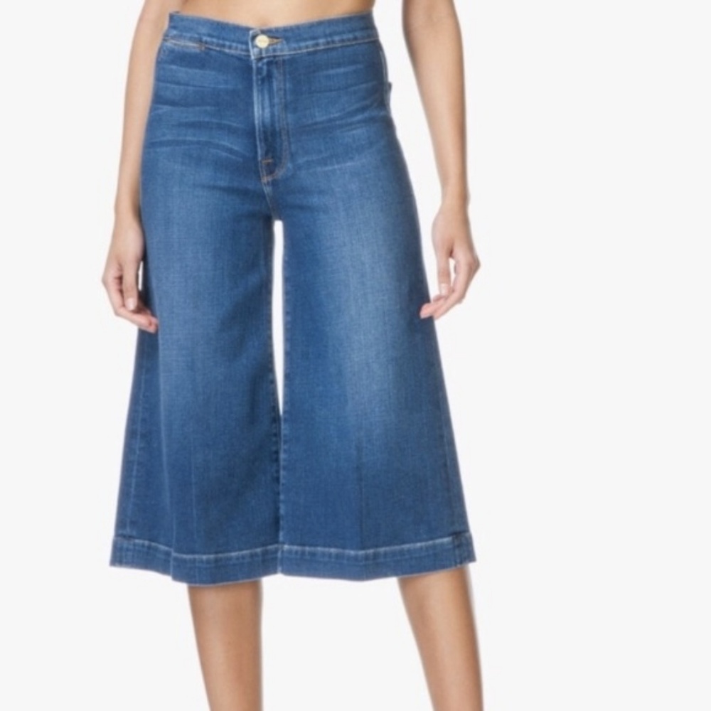 FRAME High Rise Wide Leg Culotte Size 30